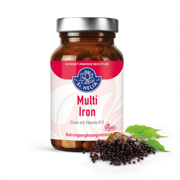 St. Helia Multi-Iron (Multi-Eisen), 90 Kapseln, vegan