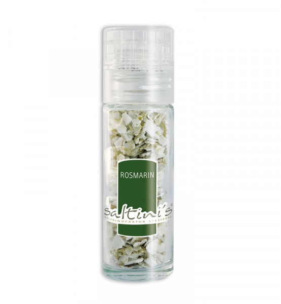 Taschenmühle mit 20g Saltini's Bio-Rosmarin