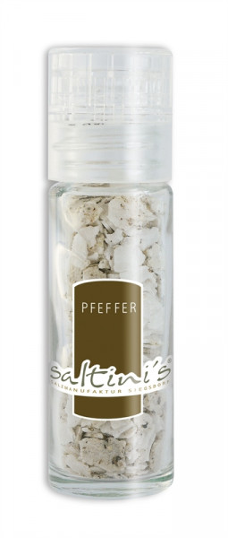 Taschenmühle mit 20g Saltini's Bio-Pfeffer
