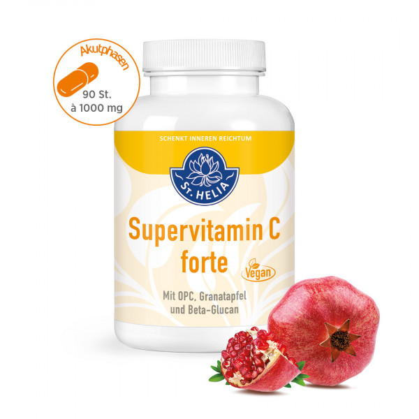 St. Helia Supervitamin C forte, 90 Kapseln, vegan